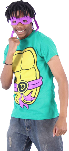 Camisetas Unisex DEEPSTONE Donatello Costume Teenage Mutant Ninja Turtles Kelly verde (XXXL)