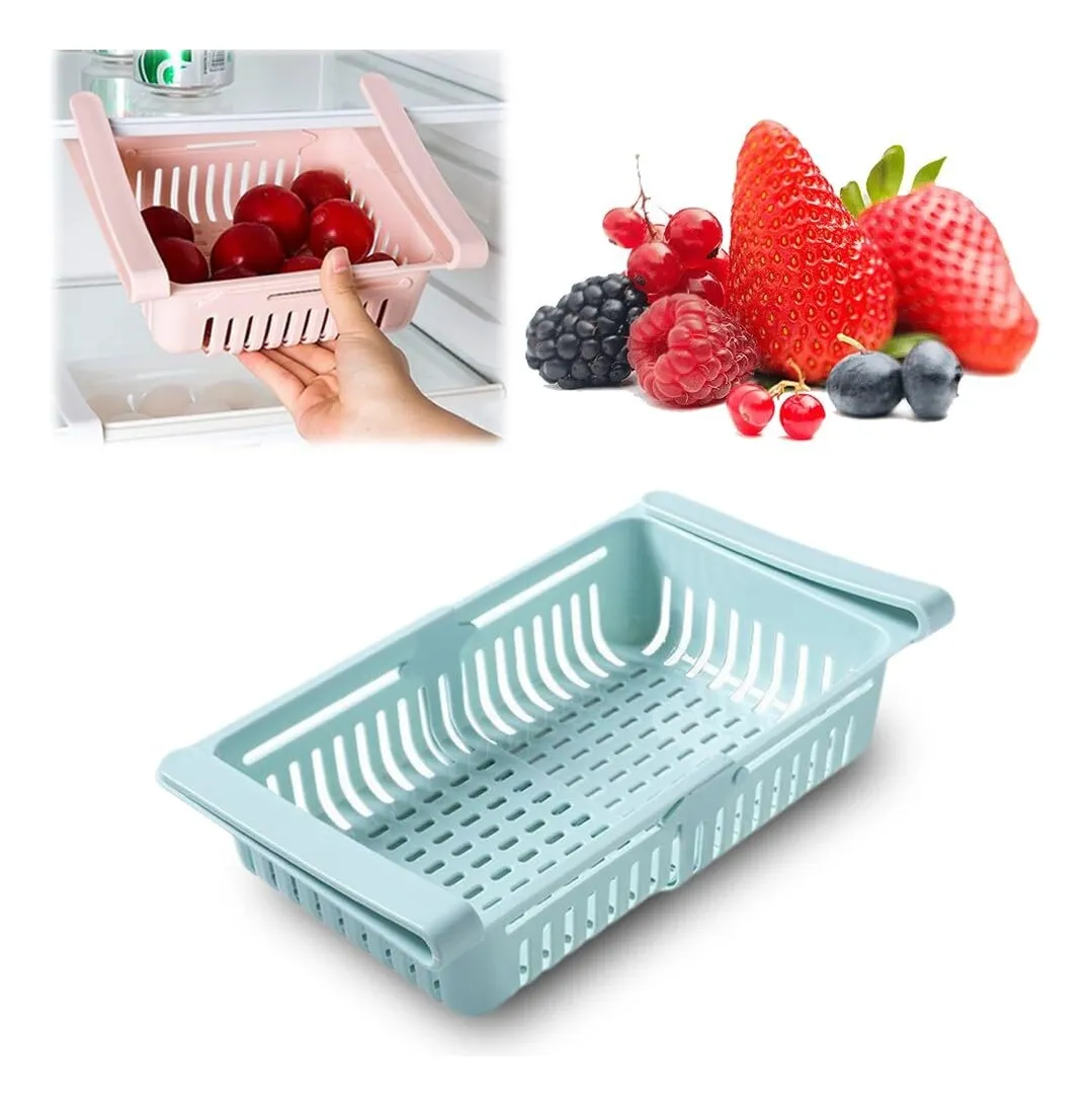 Organizadores retráctiles para refrigerador, contenedores vayotoy