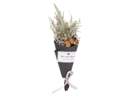 Baok-1 Ramo de rosas artificiales secas para decoración del hogar, bodas y fiestas - Regalo ornamental