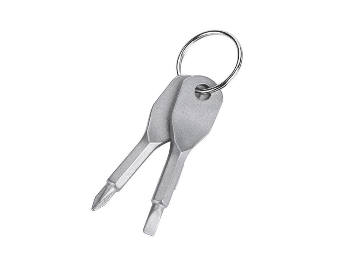 Juego De Destornilladores Portátiles De Acero Inoxidable Con Puntas Planas Y Phillips, Para Acampar Y Viajar.