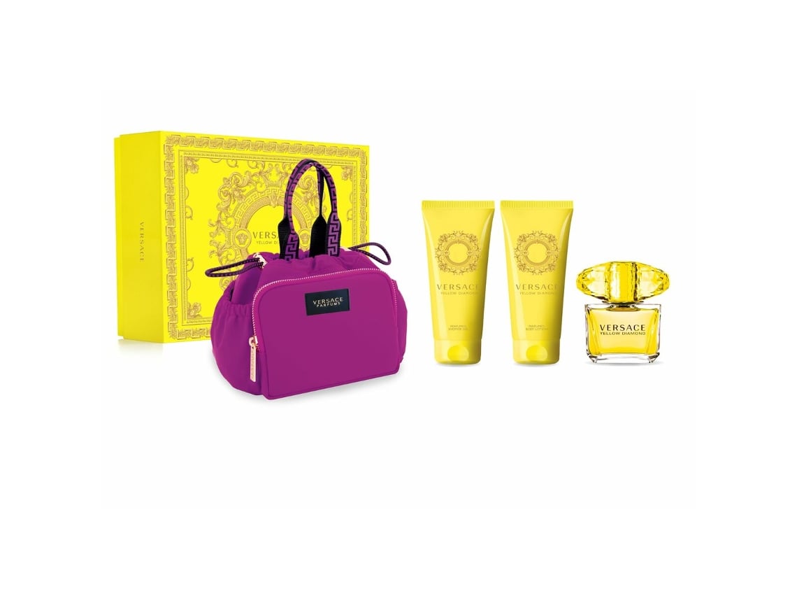 Set de Perfume Mujer VERSACE EDT Yellow Diamond 4 Piezas Worten.es