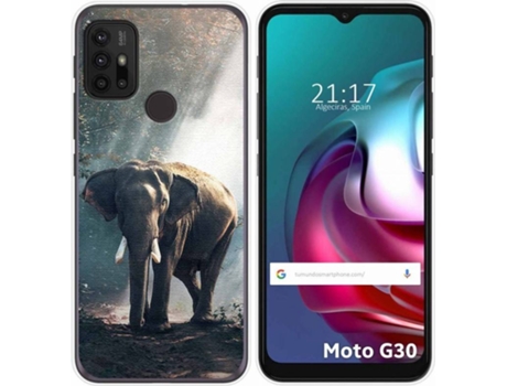 Carcasa Motorola Moto G10 / G30 TUMUNDOSMARTPHONE Elefante Multicolor