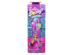 Party Unboxed Grwm Sorpresa Muñeca Con Paleta Barbie Rosa