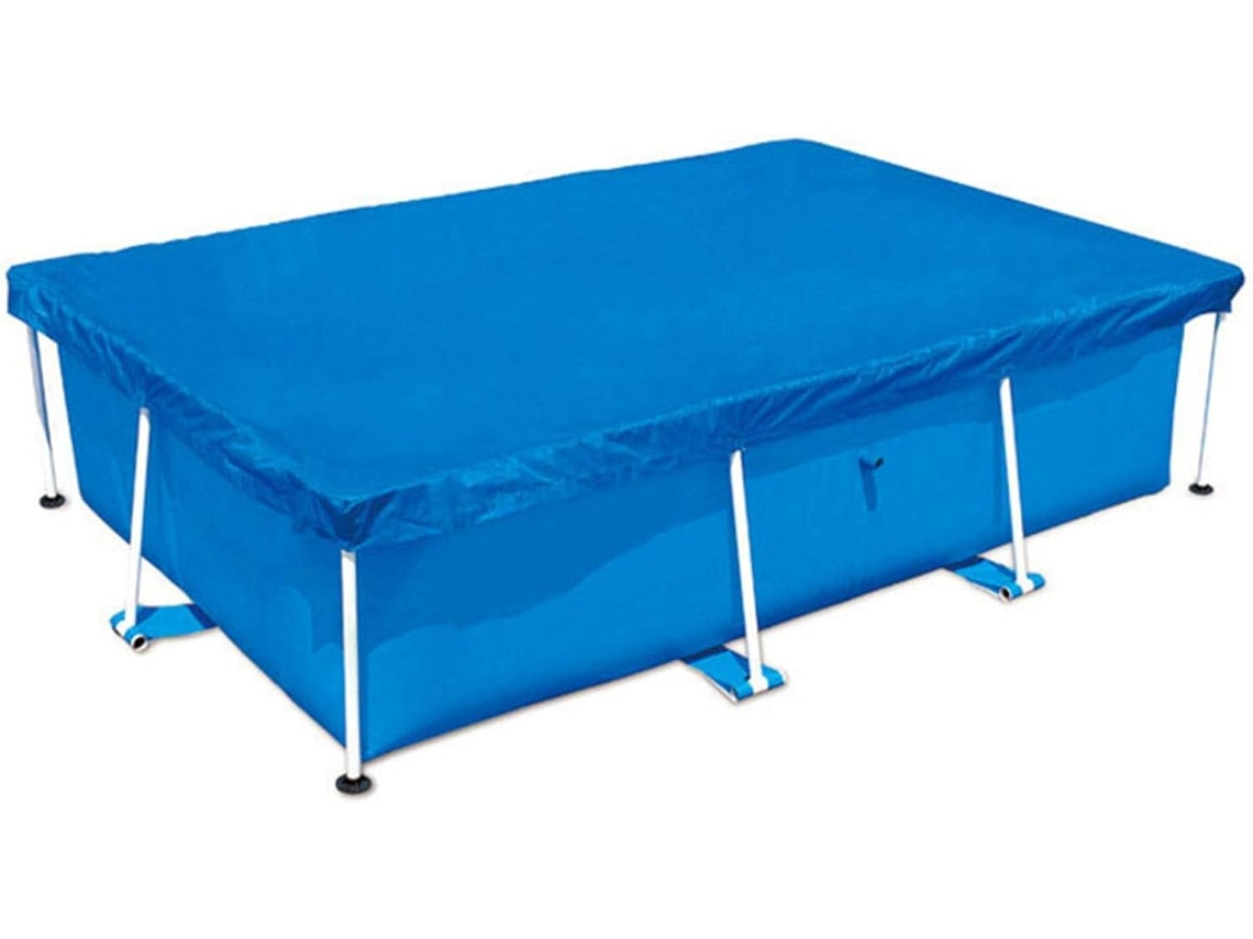 JILLIOPER Cubierta rectangular para piscina, duradera e impermeable para piscinas elevadas, retiene el agua caliente y minimiza la evaporación, fácil de instala
