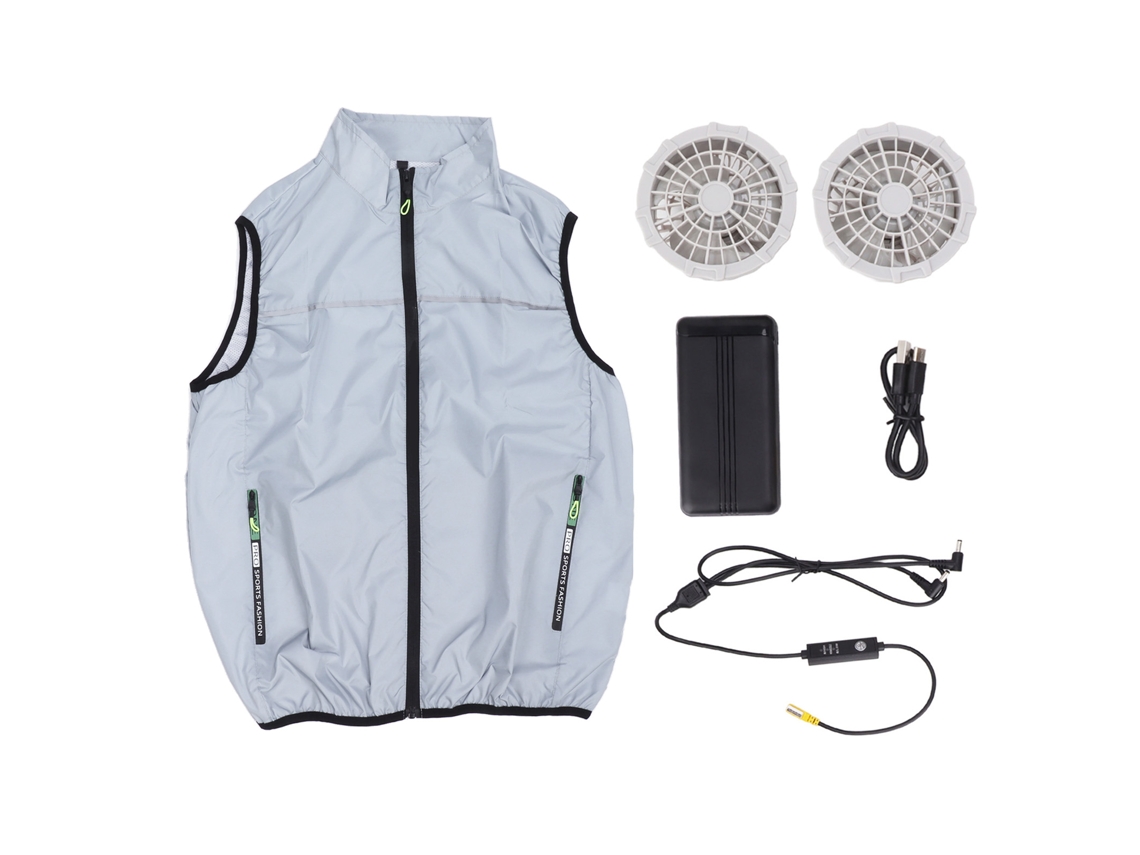 Colector De Refrigeración Con Ventiladores, Vestido Con Aire Acondicionado Para Verano, Para Hombres Y Mujeres Xxl