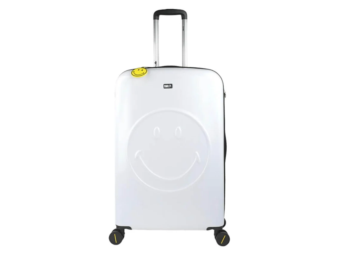Seguidor / Tranvía Grande 78 Cm 4 Ruedas Originales Sonrientes Blancos / Negros