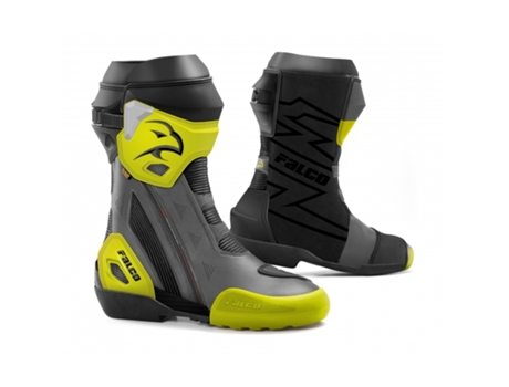 Botas para Moto de piste FALCO (Hombre - Negro - 42)