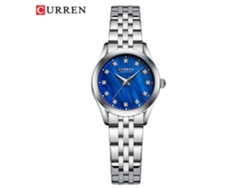 Reloj De Pulsera De Cuarzo Con Correa De Acero Resistente Al Agua Para Mujer.
