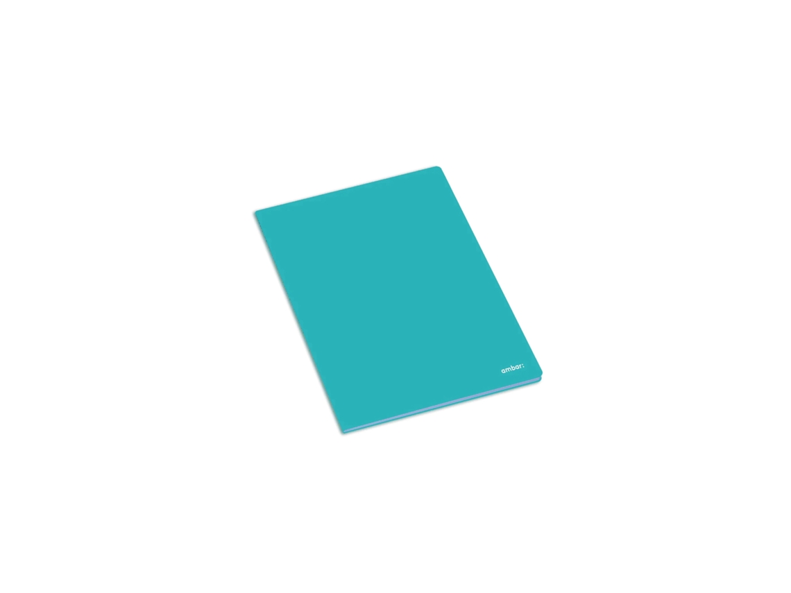 Cuaderno Agrafado AMBAR School A5 Quadriculado 60 Folhas