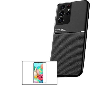 Carcasa + Protector Samsung Galaxy S21 Ultra 5G PHONECARE Magnetic Lux Negro