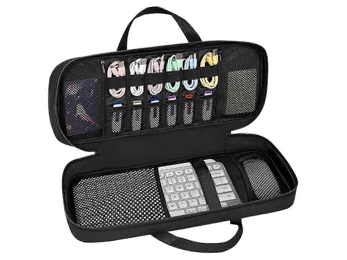 Estuche de viaje para teclado, estuche para llaves, miniteclado, estuche de almacenamiento para teclado inalámbrico Everley891