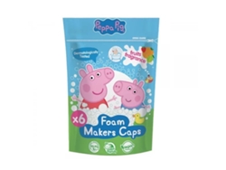 Set de juguetes musicales para baño infantil, 6 piezas, 16 g cada una, Peppa Pig