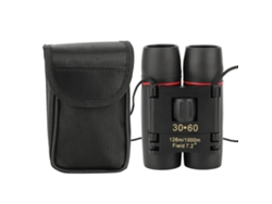 Telescopio binocular plegable de alta definición 30x60 para viajes, observación de aves y caza.