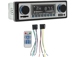 Radio Para Coche Bluetooth De 4 Canales Y 60 W Como Se Muestra En La Imagen, Reproductor Mp3 Para Coche Con Unidad Usb.