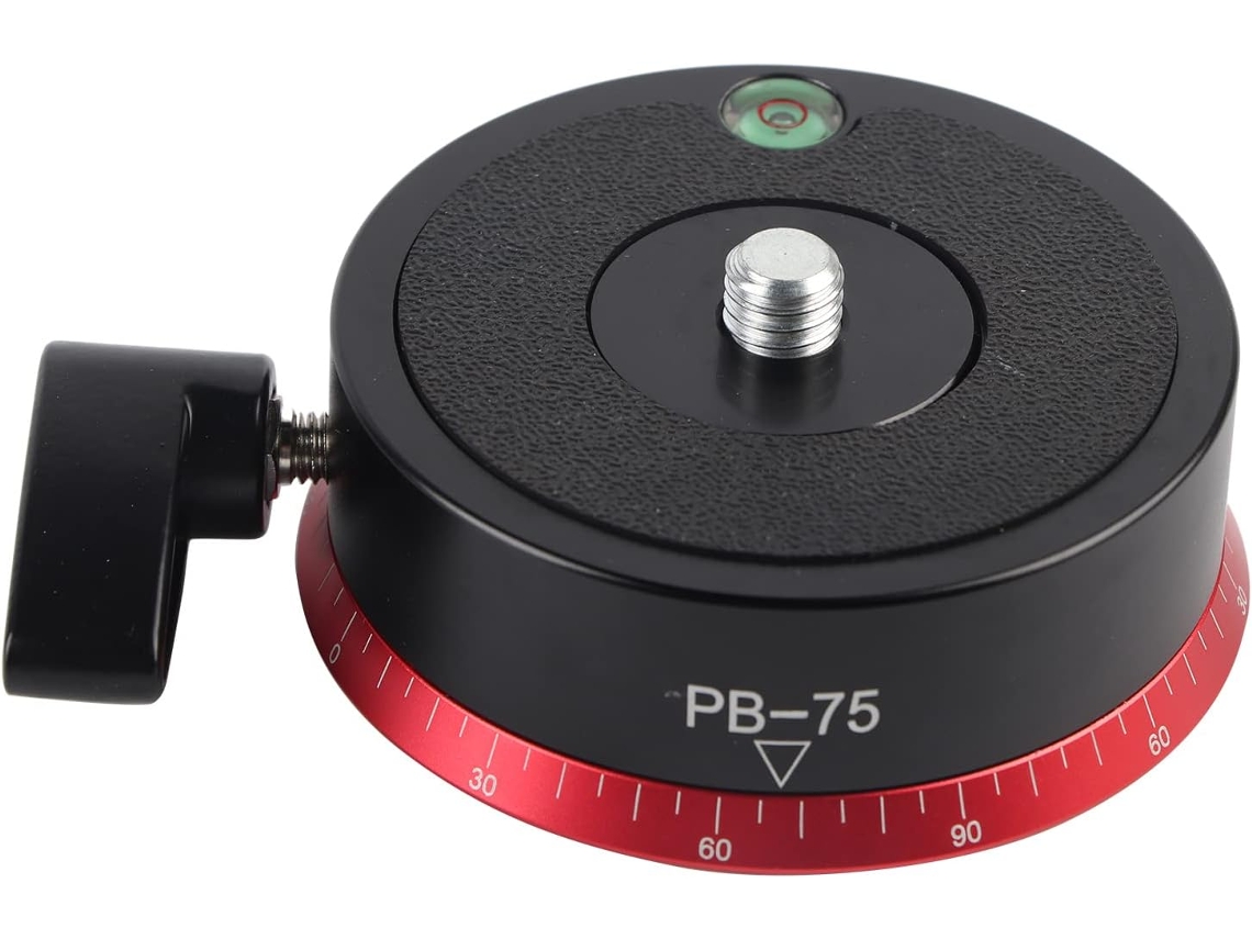 Base De Trípode Para Cámara Panorámica De Aleación De Aluminio De 9×7×3 Con Burbuja Y Tornillo, 8 Pulgadas