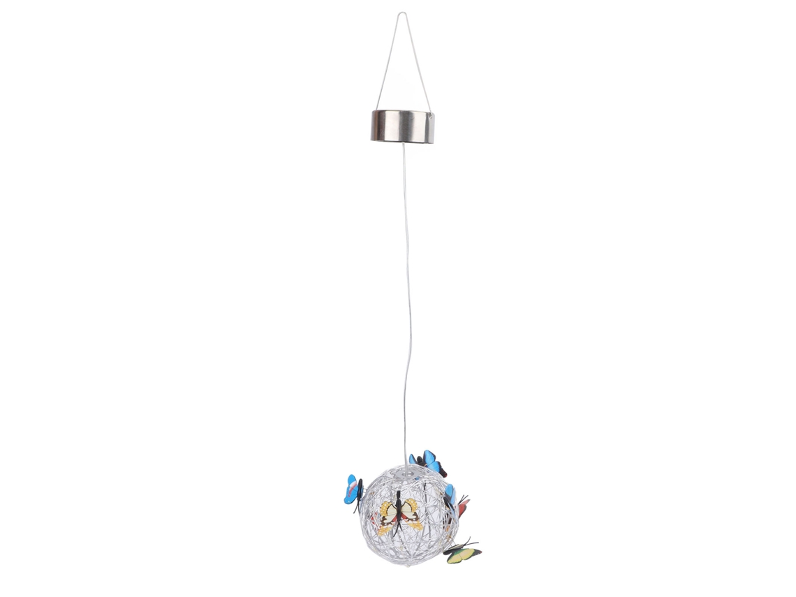 Lámpara Solar, Colgante, Redonda, Mariposa, Luz Blanca