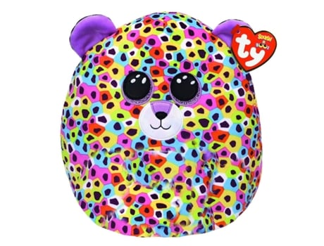 Peluche Ty Squish-a-Boos 30 cm Leopardo Multicolor con Cuerno Giselle