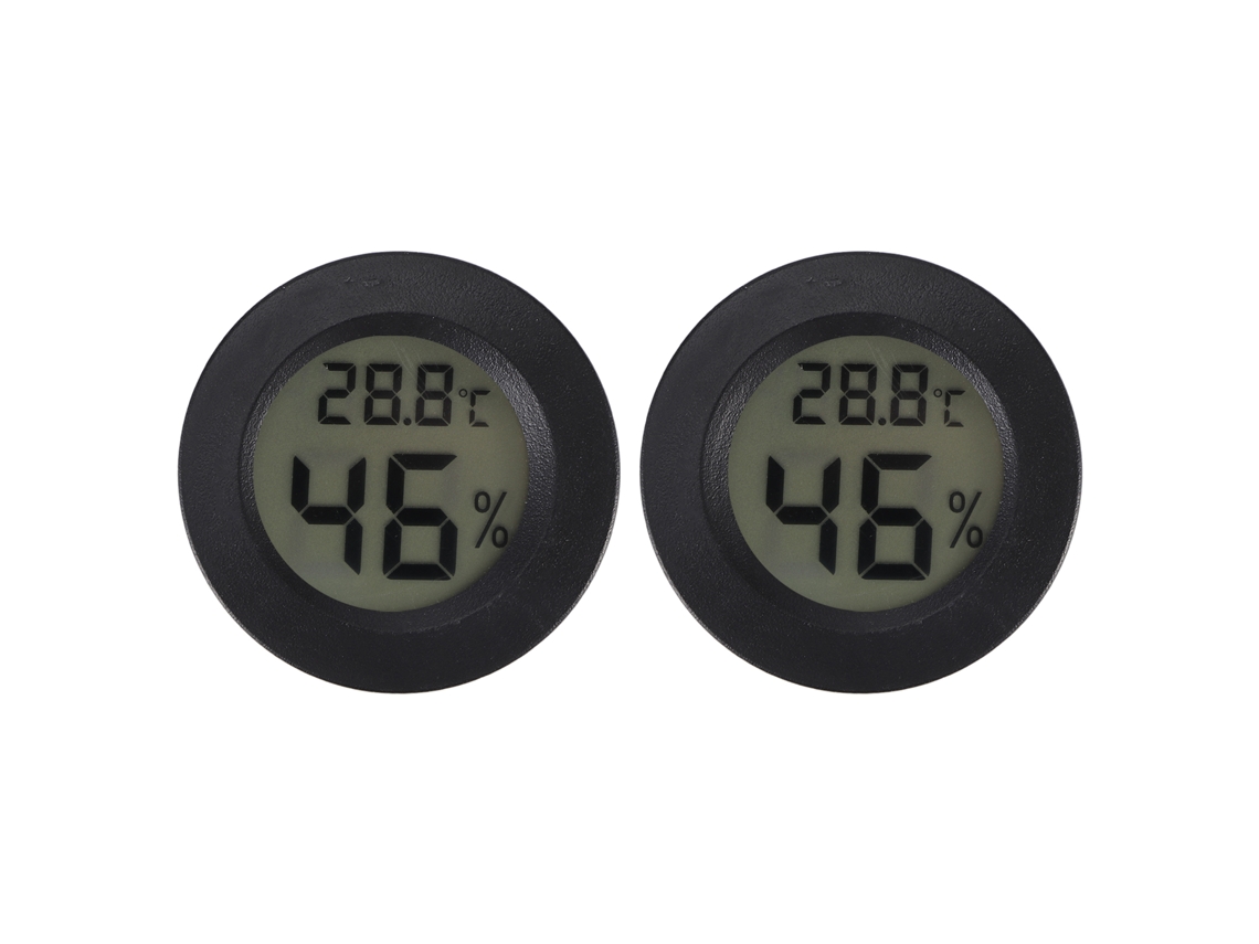 Termómetro higrómetro digital LCD mini para reptiles | Sin marca