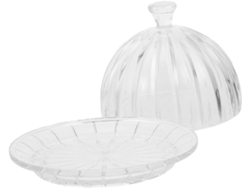 1 Juego De Soporte Transparente Para Pasteles Con Tapa, Elegante Soporte De Exhibición Para