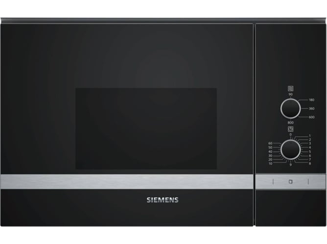 Microondas Integrable SIEMENS BF520LMR0 (20 L - Sin grill - Negro)