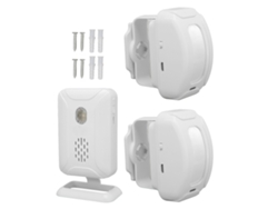 Timbre inalámbrico Danu con volumen y brillo LED ajustables, sensor infrarrojo de largo alcance para uso doméstico.