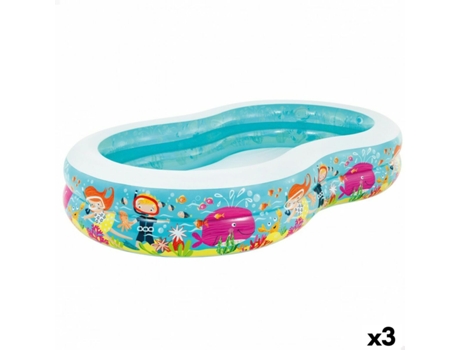 Piscina Hinchable Intex Paradise 262 x 46 x 160 cm 700 L (3 Unidades)