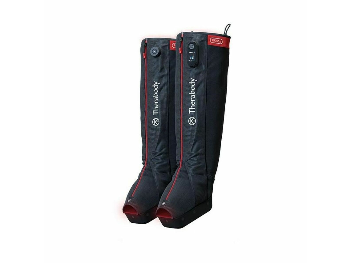 Botas de compresión Therabody JetBoots Pro Plus M: dispositivo de masaje linfático negro