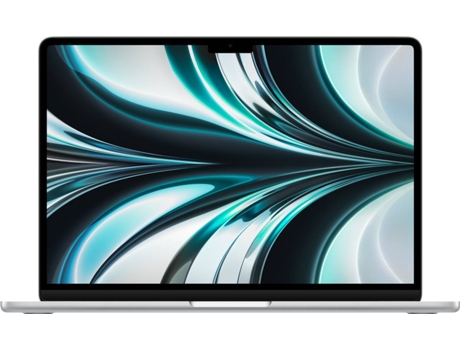 MacBook Air APPLE Plata - MLXY3Y/A (13.6'' - Apple M2 8-core - RAM: 8 GB - 256 GB SSD - GPU 8-core)