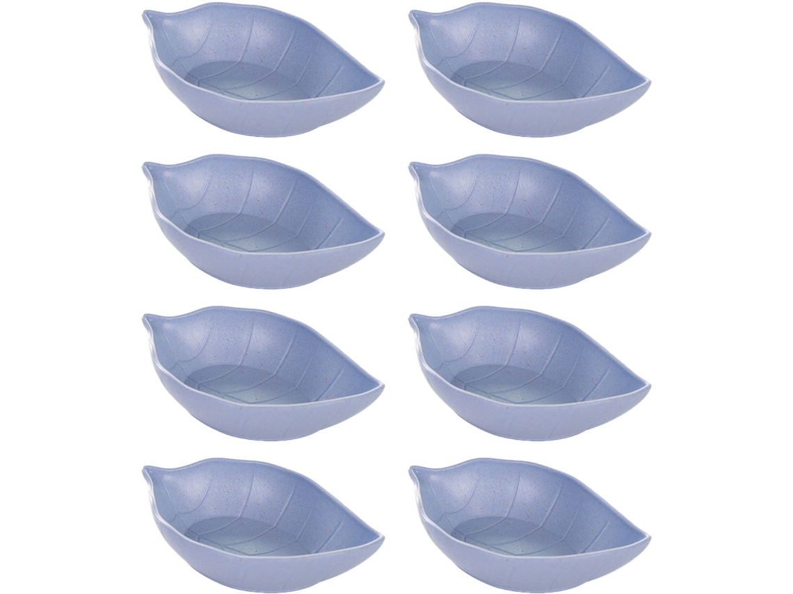 Juego de 8 platos laterales en forma de hoja - 11,5 cm MEOIRUERY