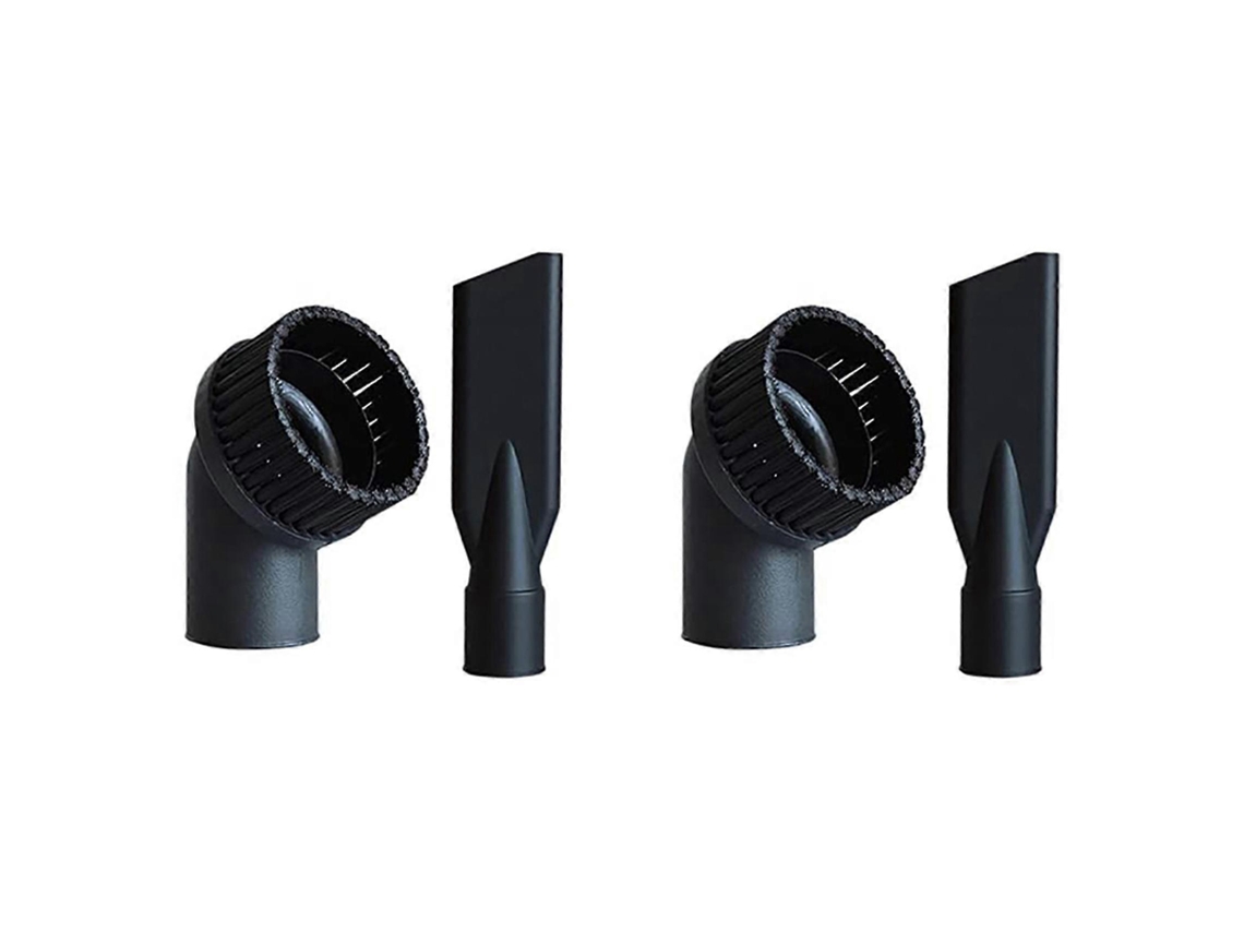 2x Industrial Vacuum Cleaner Round Brush And Flat Nozzle Sets Inner 44mm Durable Industrial Vacuum Cleaner Accessories