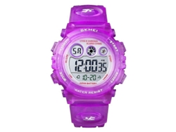 Reloj deportivo electrónico infantil Skmei 1451 con cronómetro digital, luz LED y cronógrafo.