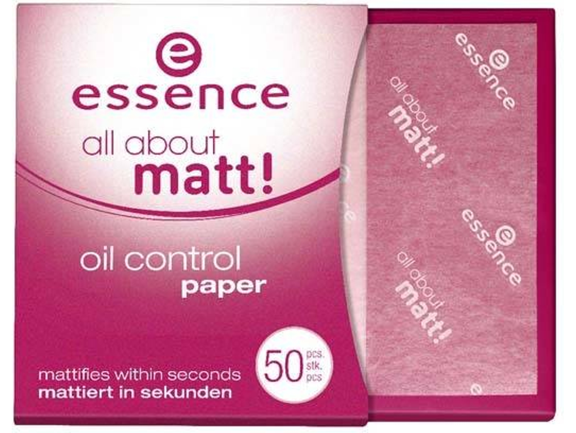 Papel de Control de la Oleosidad ESSENCE All About Matt!