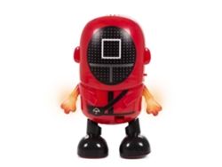 Presa de Calamares Bailarines con Música y Luces LED. Vigilante Cuadrado. 18 cm.
