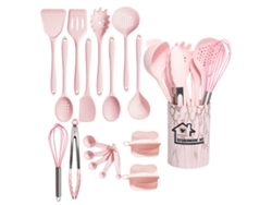 XYVONA Conjunto De Utensílios De Cozinha Em Silicone, Resistente Ao Calor, Antiaderente Para Cozinhar E Assar