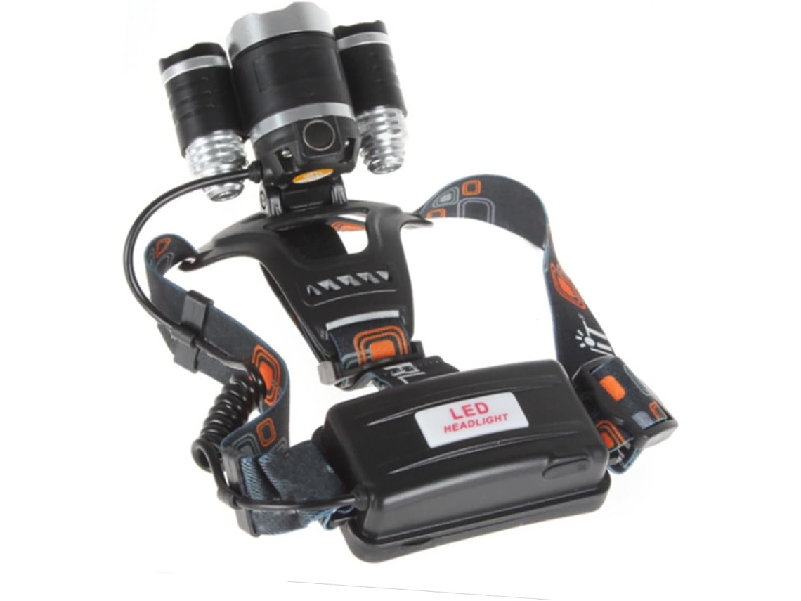 Linterna frontal LED de 3 niveles para actividades al aire libre como pesca, caza y acampada. Vayotoy
