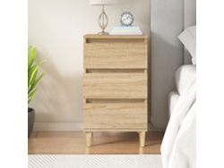 Mesita de Noche 40X35X70 Cm Derivados Madera Roble Sonoma