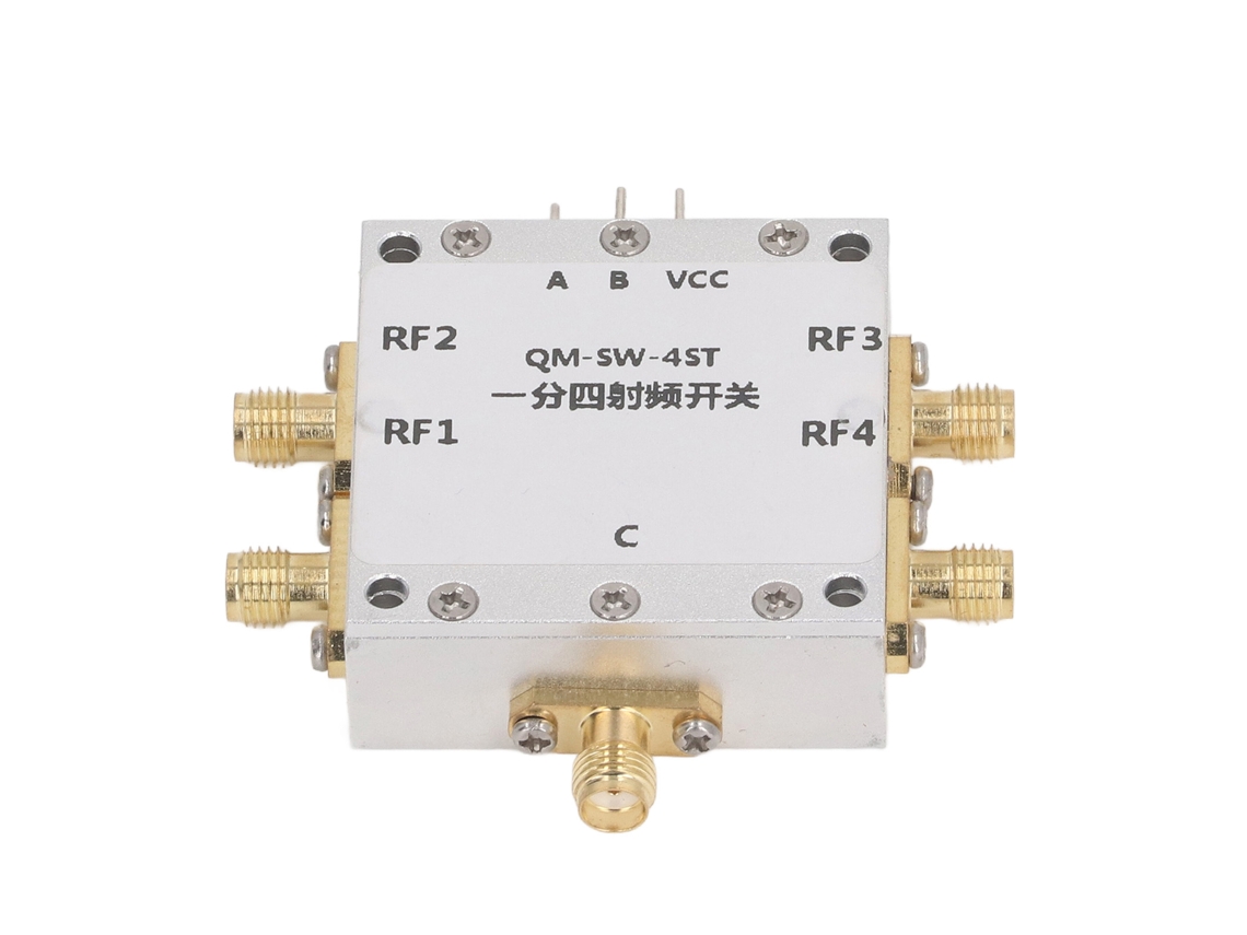 Módulo De Conmutación Rf Sp4t De 0,1 A 6 Ghz, Alto Aislamiento, Baja Pérdida De Inserción, Amplio Ancho De Banda.