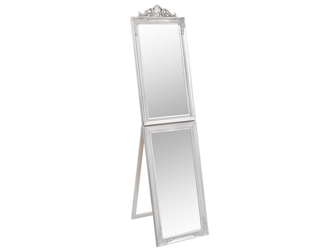 Espejo De Pie VIDAXL Plateado Cristal (40 x 6.5 x 160 )