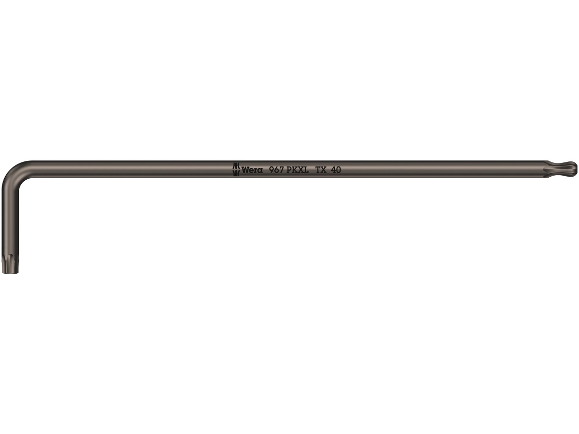 Llave acodada TORX, versión larga 967 PKXL TORX 40 WERA 05024469001