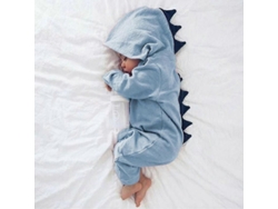 Pijama Infantil Con Capucha De Dinosaurio, Manga Larga, Suave, Para Bebé Niño/niña.