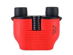 Binoculares para adultos 10x25, telescopio HD de alta potencia, tamaño compacto, para poca luz, para conciertos, Yizhood (rojo)