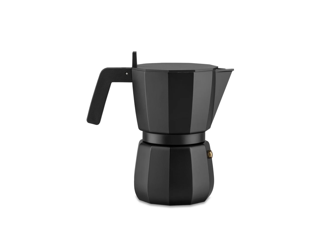 Cafetera Espresso 6 Tazze Alessi Mocha Nero