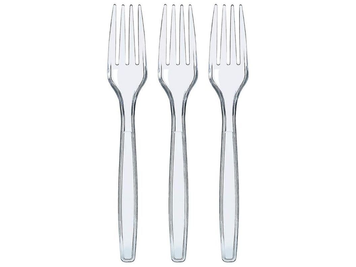 Cuchara De Plástico Transparente Desechable 100 Piezas Resistente Bpa Free Para Fiestas Y Uso Diario