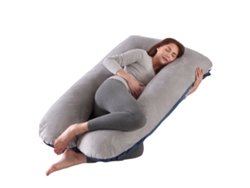 Almohada Para Embarazadas, Almohada En U Desmontable Y Lavable, Gran Cojín De Espalda