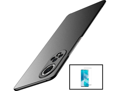 Kit Protector de Cristal Templado 5D Full Cover y Funda SlimShield Huawei Nova 9 PHONECARE Negro
