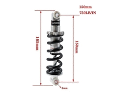 Amortiguador Trasero Para Minimoto Super 47cc 49cc Atv Quad Scooter Eléctrico Pocket Bike 100 125 150 1
