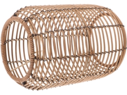 Lámpara Colgante Decorativa De Ratán Sintético De Estilo Retro Para Uso En Interiores, Tejida Con Luz Suave.