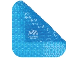Cobertor Térmico p/Piscina COVER4ME Azul Doble Burbuja GeoBubble 400 micras Ancho 4,00m x Largo 8,00m Refuerzo 4 Lados