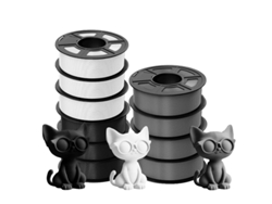 Filamento para impresora 3D, alta resistencia, compatible con la mayoría de impresoras, PLA Plus 3bk 3wt 4gy OEM