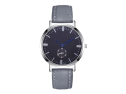 Reloj De Pulsera Analógico De Cuarzo Duradero Y A La Moda Para Hombre, Color Gris.